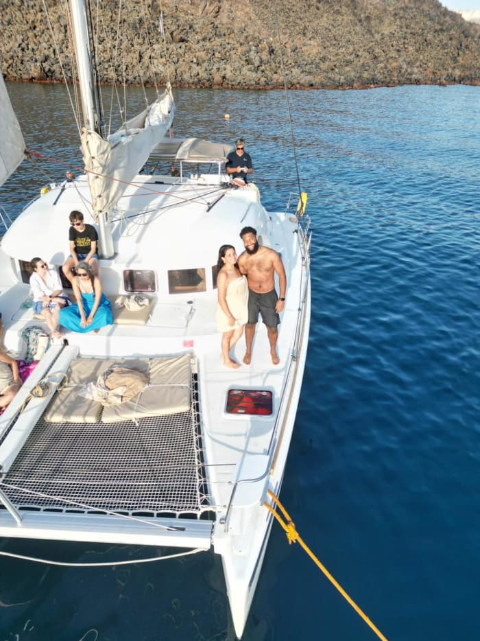 Rejs Lagoon 410 Sunset Cruise Paros