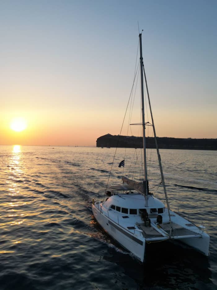 Rejs Lagoon 410 Sunset Cruise Paros