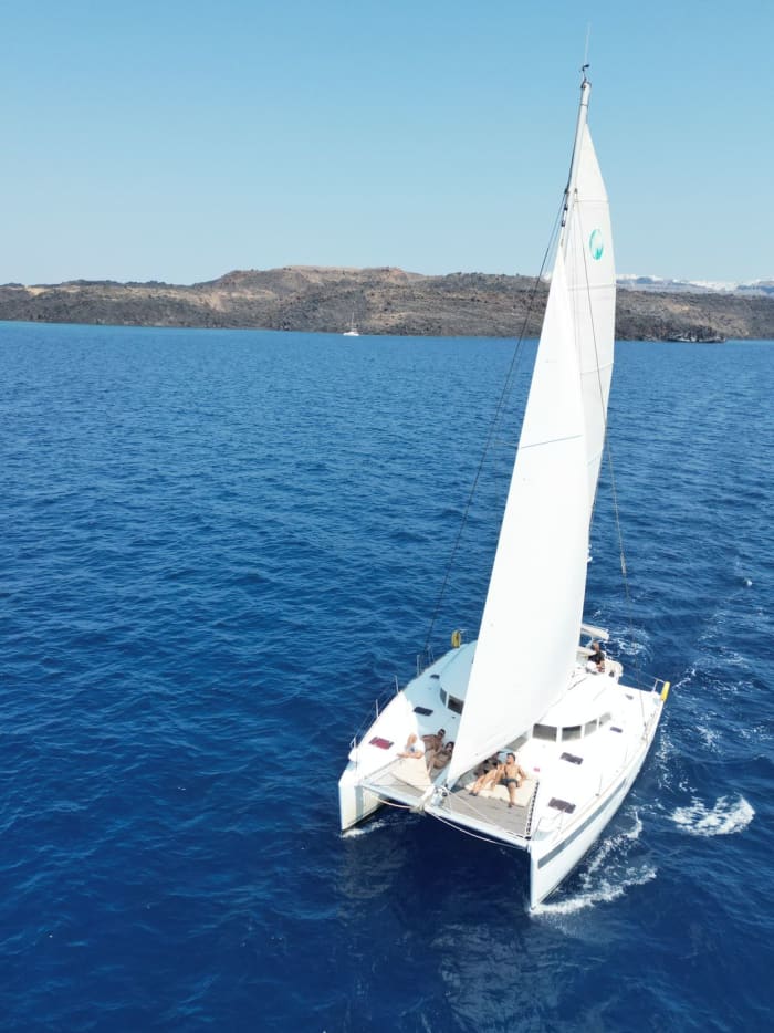 Rejs Lagoon 410 Sunset Cruise Paros