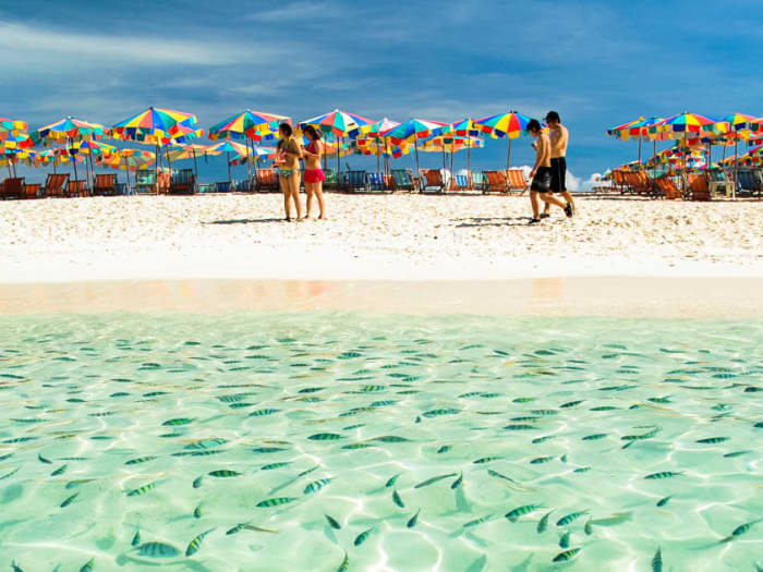 Entdecken Sie kristallklares Wasser und weiße Sandstrände in Thailand