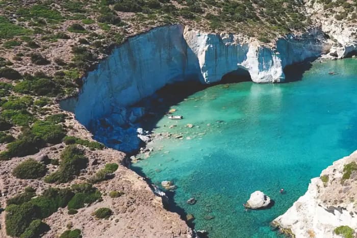 Poliegos, Kimolos & Milos | Private Full-Day Yacht Cruise