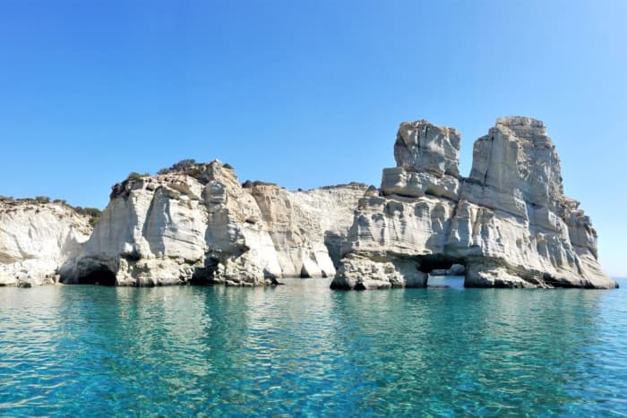 Poliegos, Kimolos & Milos | Private Full-Day Yacht Cruise