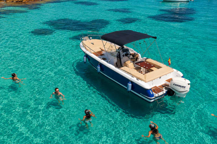 Ibiza: Private boat, celebrations and special occasions 7 + skipper