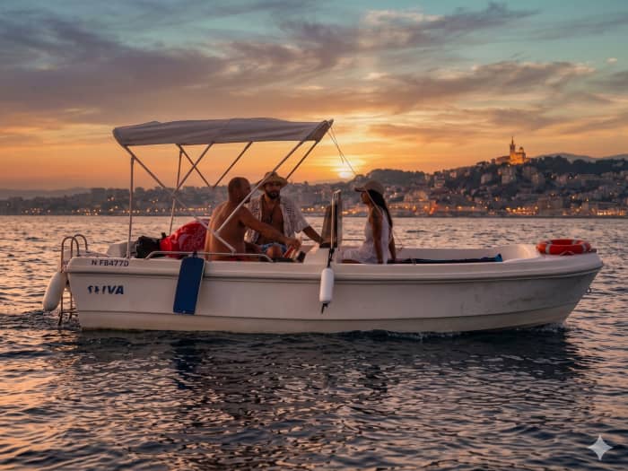 Soirée coucher de soleil à Marseille