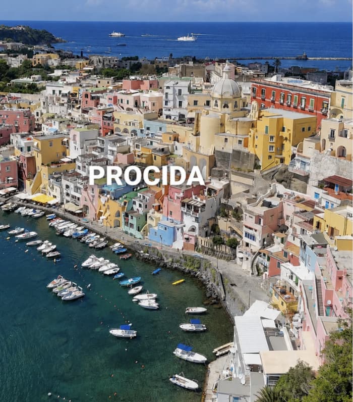 Full-day catamaran tour from Procida to Ischia