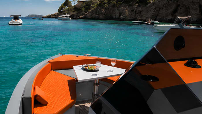 Magical Sunset in Ibiza and Turquoise Waters