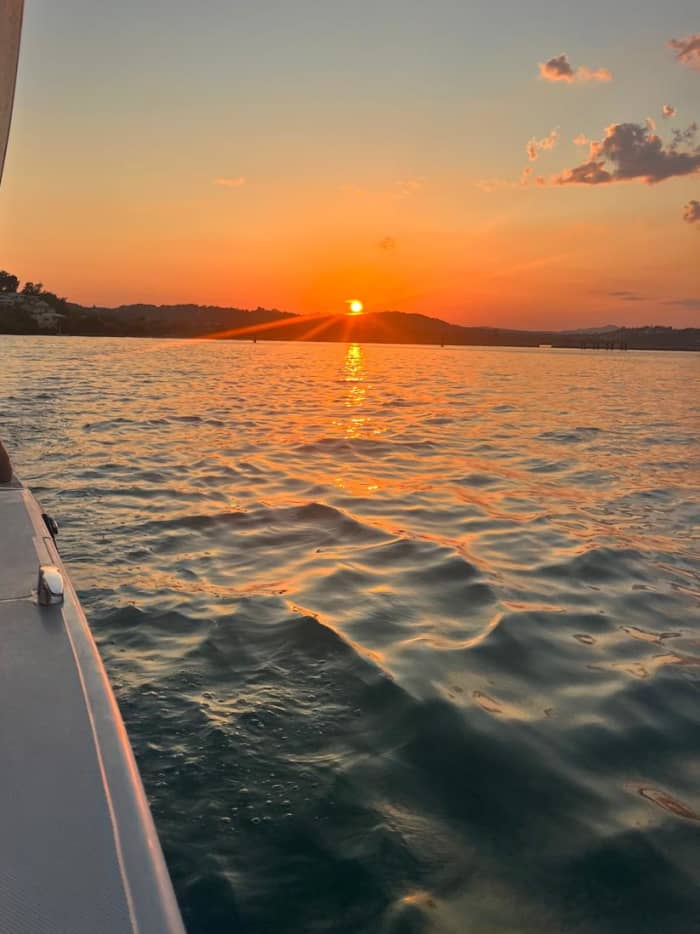 Luxury Sunset Cruise Along Corfu's Coastline