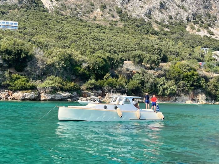 Classic Boat Cruise Along Corfu’s Northeast Coast: Barbati, Kerasia, Erimitis & Kassiopi