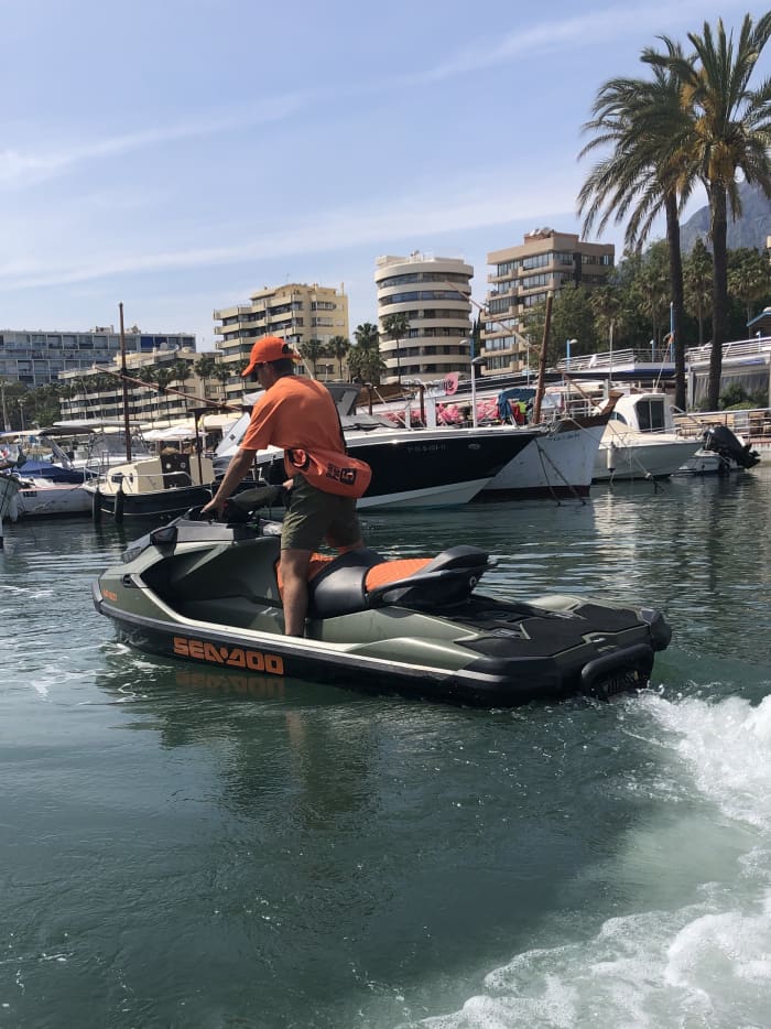 Jetski-tour zonder vergunning