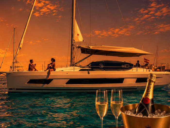 ECLIPSE AUGUST 12 PREMIUM WITH SUSHI, OYSTERS AND MOET CHANDON.