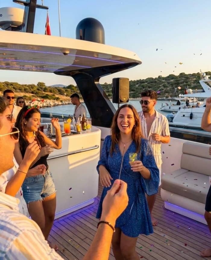 Barco privado para fiestas en el Bósforo
