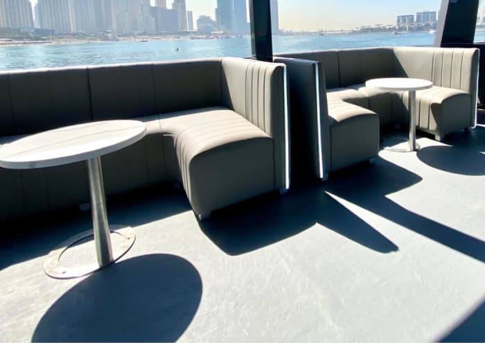 Croisière de luxe de 4 heures à Dubaï à bord du Majesty 125 | Carburant et skipper inclus