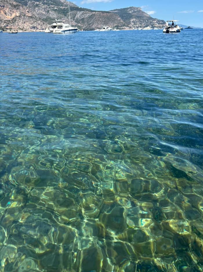 Einde van de zeildag in Villefranche-sur-Mer