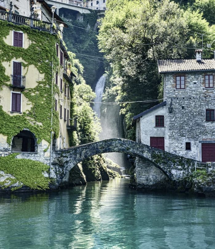 Lake Como: Nesso Waterfall, Ravine, and Villa Clooney