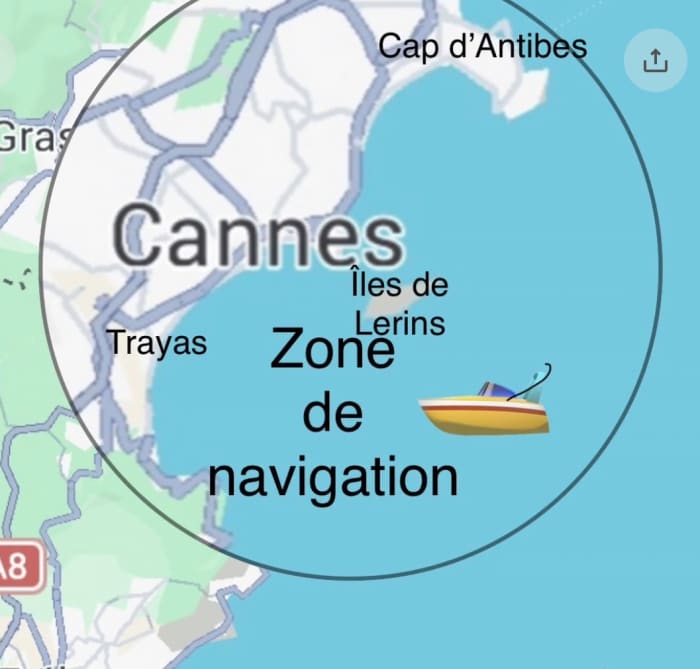 Discover Cannes and its surroundings by motorboat