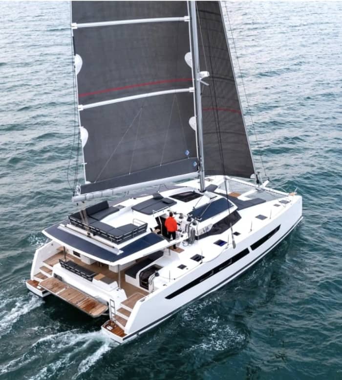 Day on a large, spacious catamaran