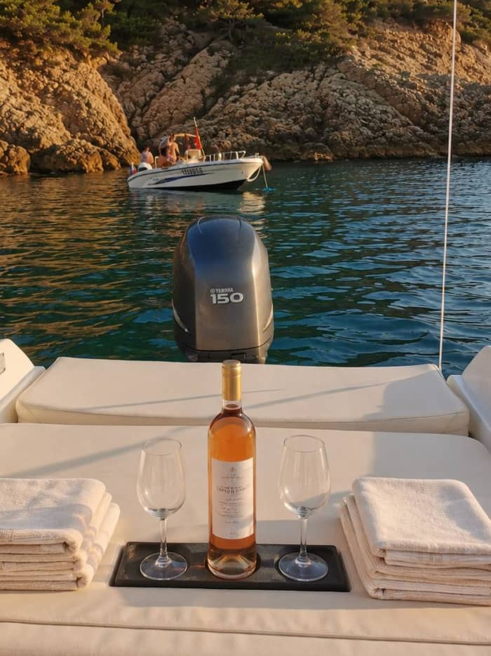 SUNSET AND APERITIF ON THE BLUE COAST