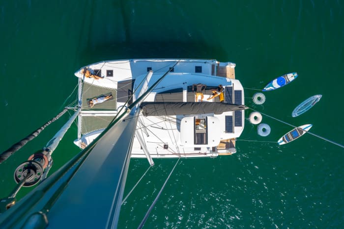 Private Sunset Catamaran Cruise with BBQ, Drinks & Transfers