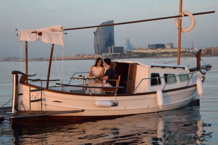 Barcelona: Wake up with breakfast and the skyline at your feet with the sea as your backdrop.