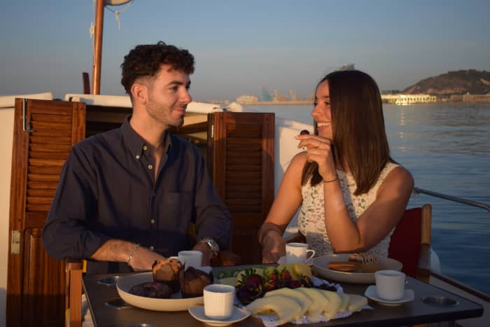 Barcelona: Wake up with breakfast and the skyline at your feet with the sea as your backdrop.
