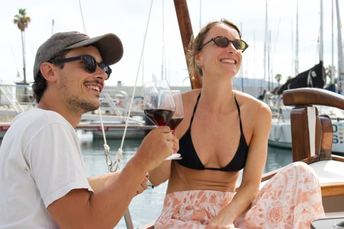 Mediterranean Getaway from Barcelona: Private Traditional Boat Experience