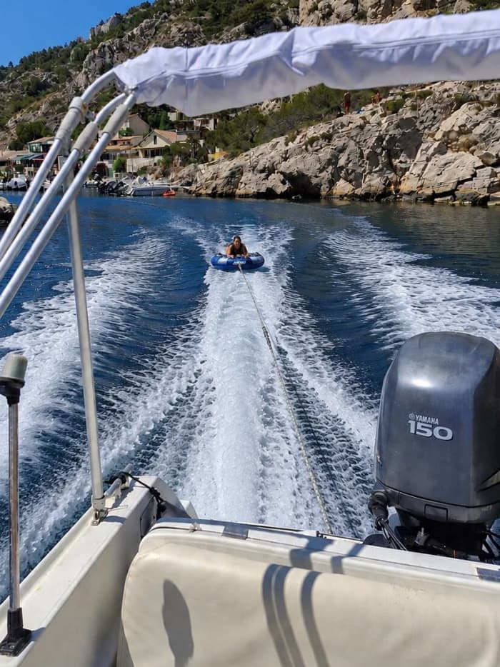Sortie bouée tractée et wakeboard