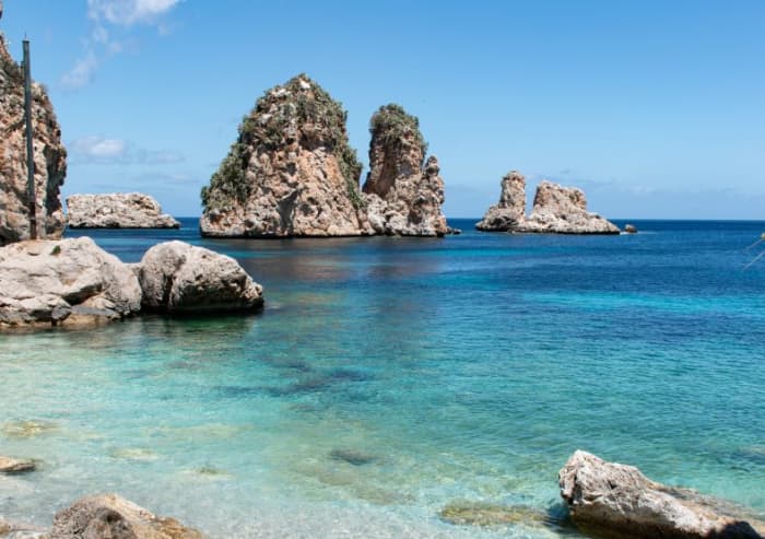 Between the Zingaro Nature Reserve and the Scopello Rocks — Four Hours from San Vito lo Capo