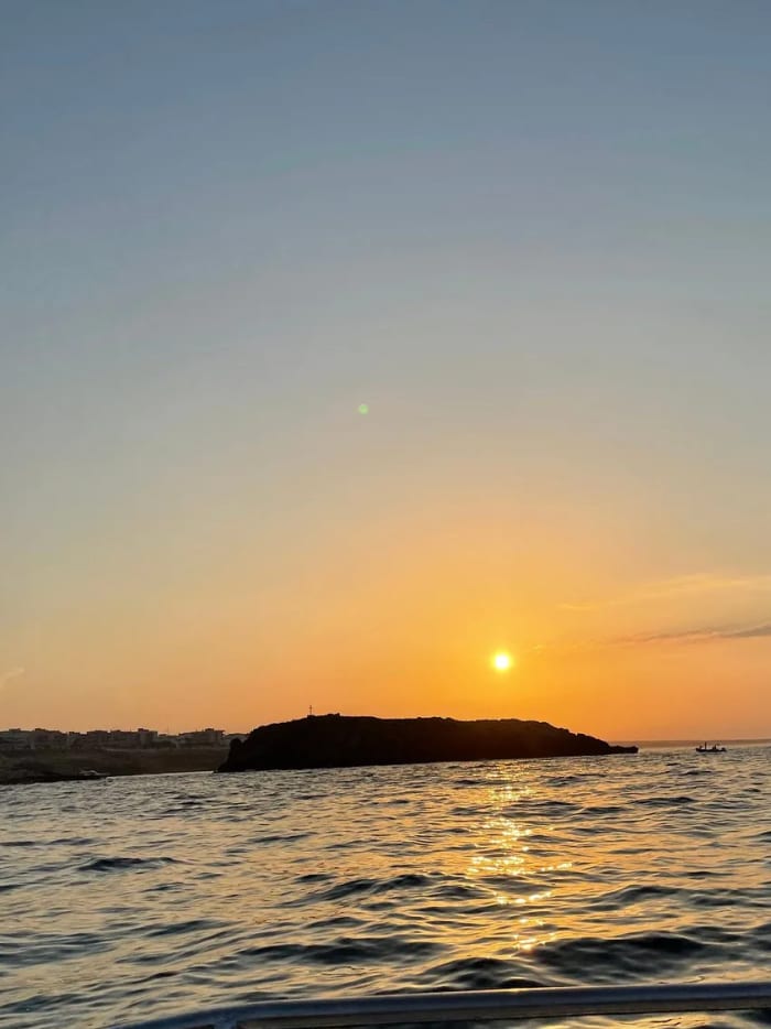 Sunset Aperitif in San Vito — On the Axopar 28 from Bari