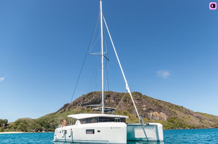 Een hele dag op een catamaran in de Seychellen.