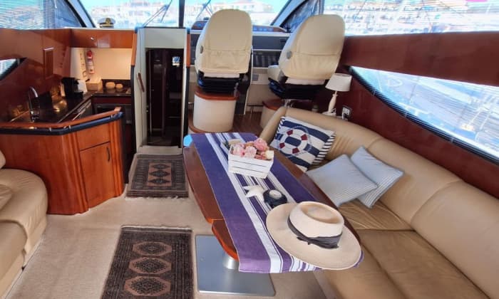 Half day on the Fairline Phantom 46 · Illetes and the southwest coves