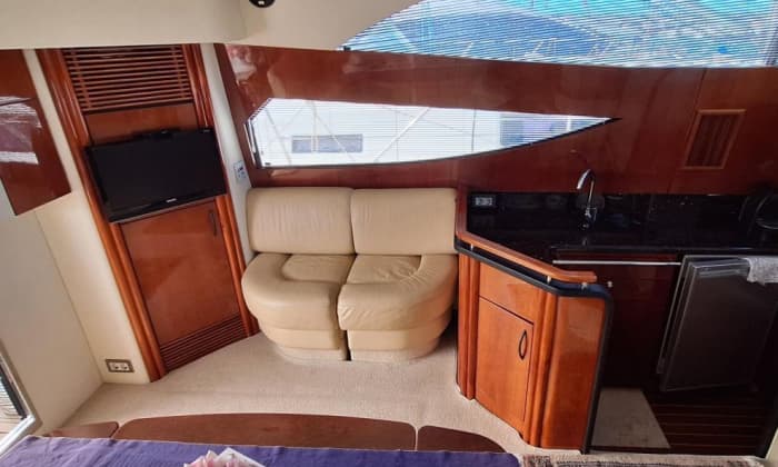 Half day on the Fairline Phantom 46 · Illetes and the southwest coves
