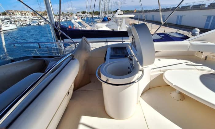 Half day on the Fairline Phantom 46 · Illetes and the southwest coves