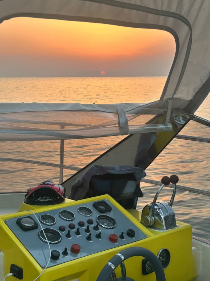Red Hour: Sunset Aperitif on the Water