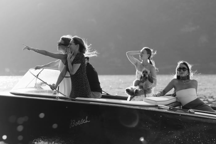 Your photo shoot on a vintage boat