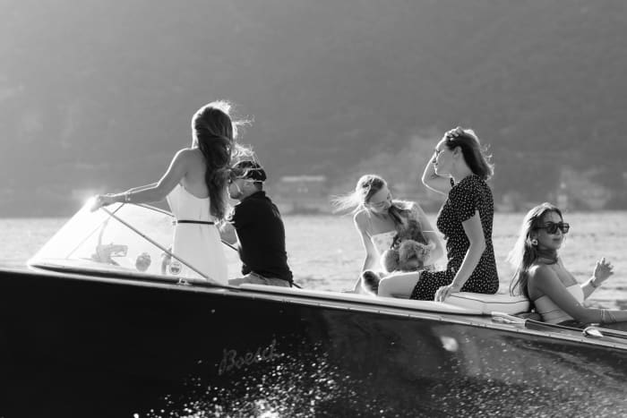 Your photo shoot on a vintage boat