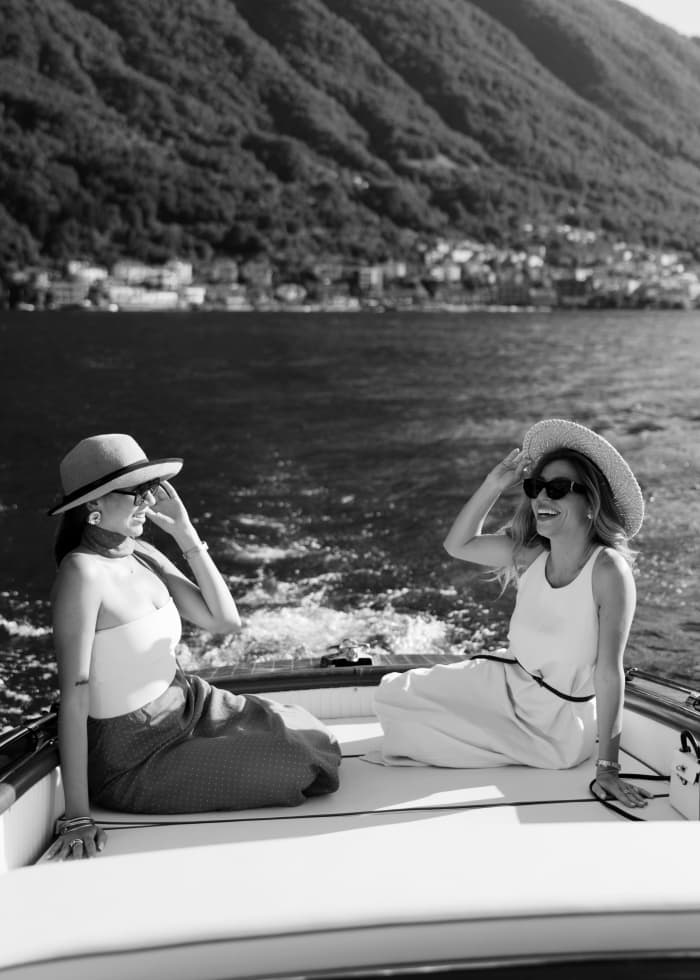 Your photo shoot on a vintage boat