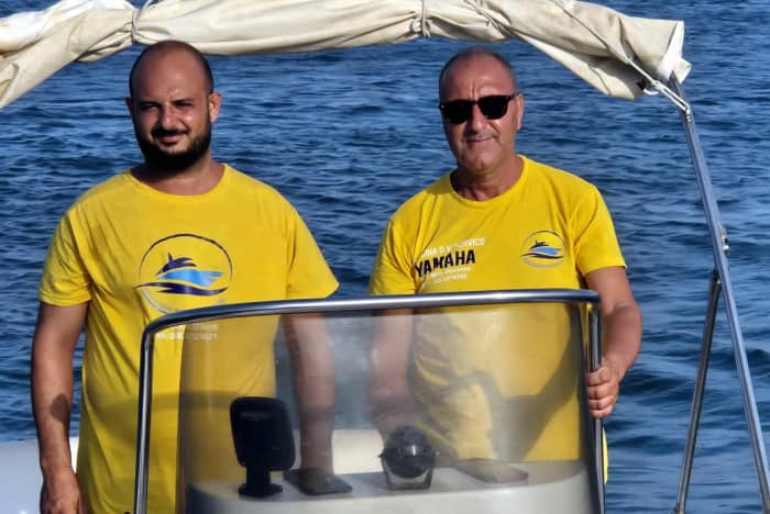 Motorboot-Tagesausflug ab Brindisi · Rote Krabbe, Insel Risorgimento und Punta Penne (L3)