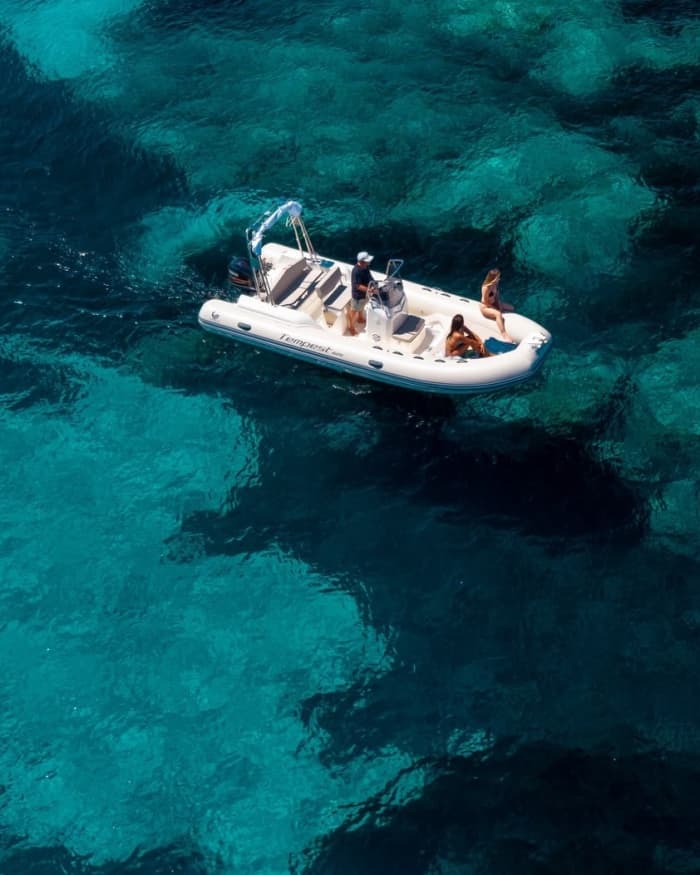 Half-day trip to Spargi and Budelli by dinghy