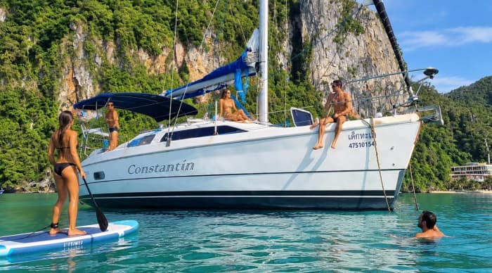 Privé dagtocht per zeilboot naar de rustige eilanden van Phuket