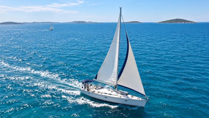 Sail from Split to Brač, Milna and Šolta