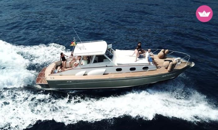 Full-Day Capri Tour Aboard the Speranza 40: A Luxurious Island Escape