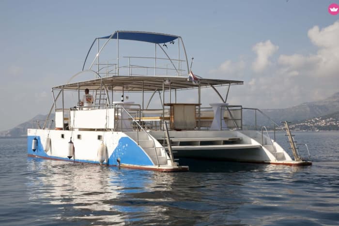 Catamaran Discovery: Full-Day Island-Hopping Adventure from Dubrovnik