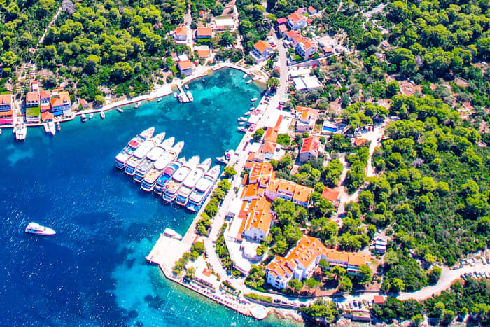Mljet island and Odysseus' cave boat tour