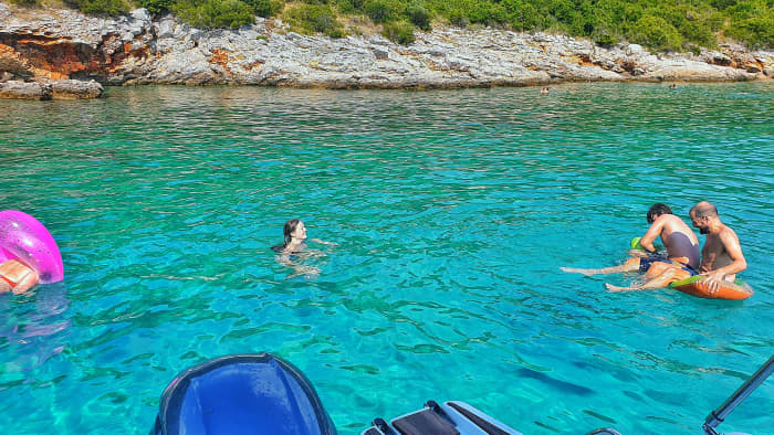 Mljet island and Odysseus' cave boat tour