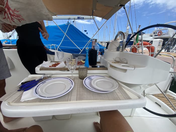 Ein Tag Segeln zwischen Anzio und Torre Astura