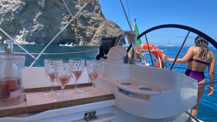 Ein Tag Segeln zwischen Anzio und Torre Astura