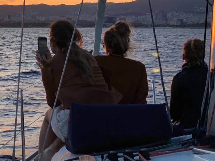 39€ - Shared sunset tour from Port Olimpic with Cava -  no aditional costs