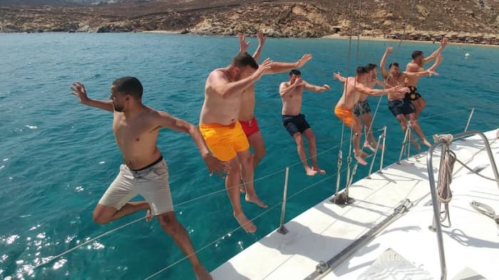 Sleek & Chic Escape : 8-Hours Private Sailing Yacht Cruise, Mykonos