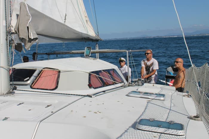 Enjoy a day at sea in Hendaye on a catamaran