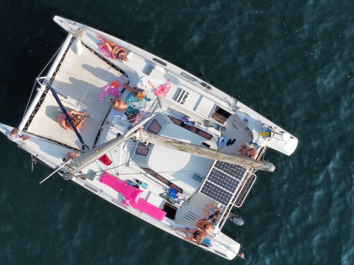 Enjoy a day at sea in Hendaye on a catamaran